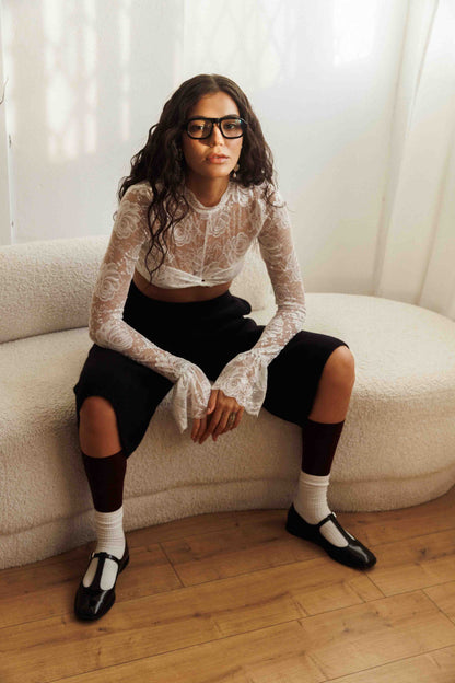 טופ קינזי - לבן