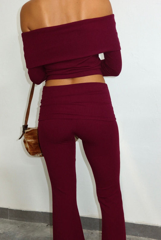 חליפת סייפר - בורדו