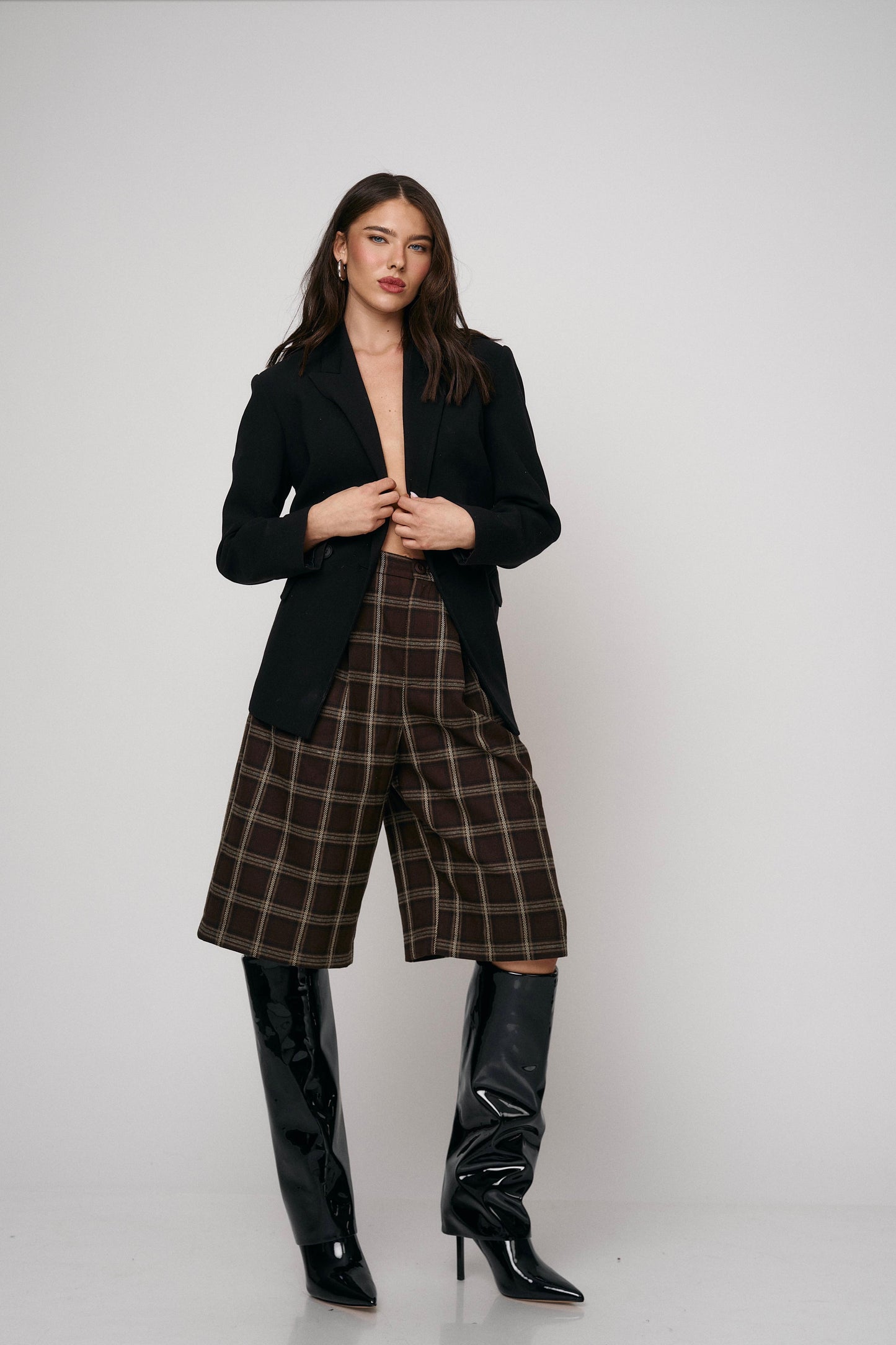 מכנסי ברמודה לונה - בורדו