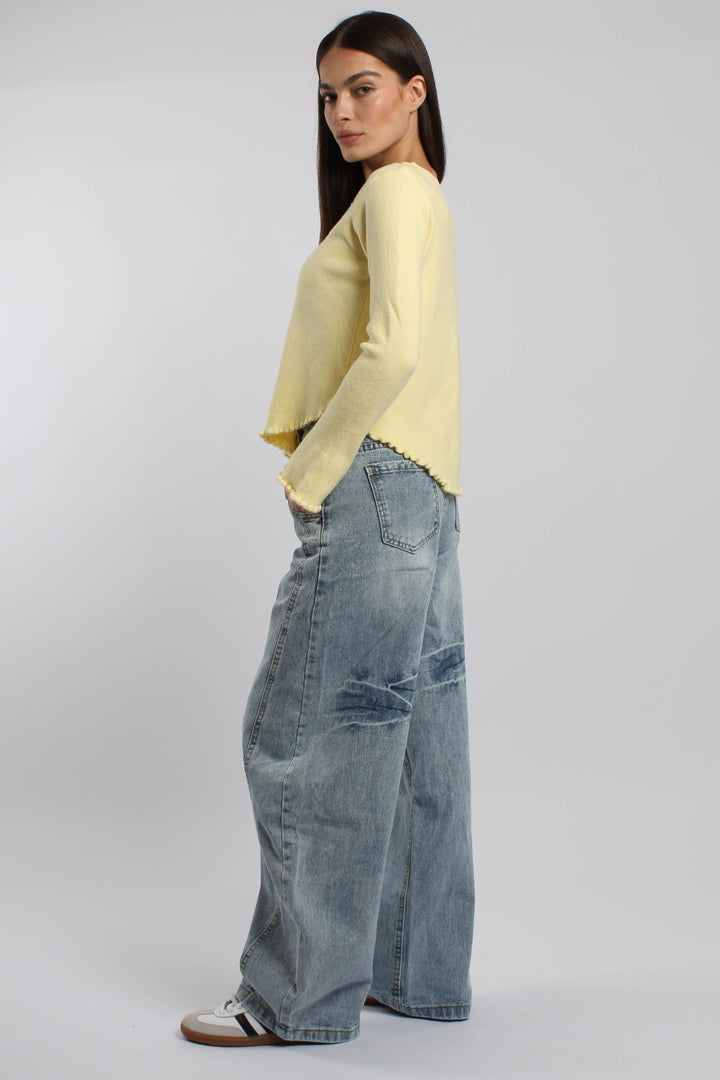 סריג פפי - צהוב