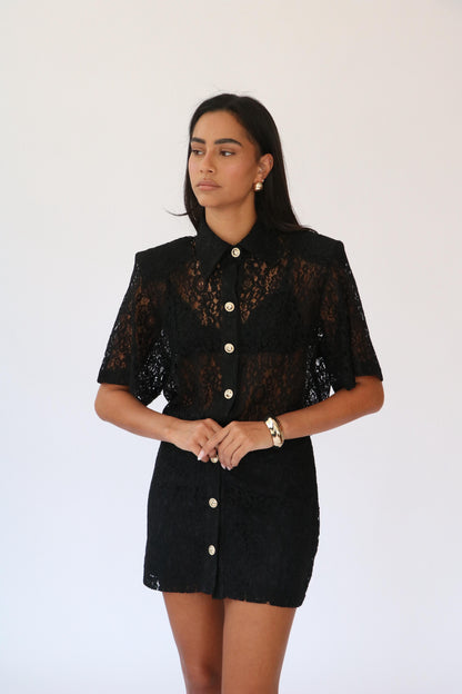 שמלת מלאני -לבן