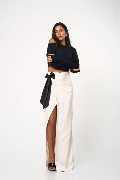 חצאית אנבל - שחור