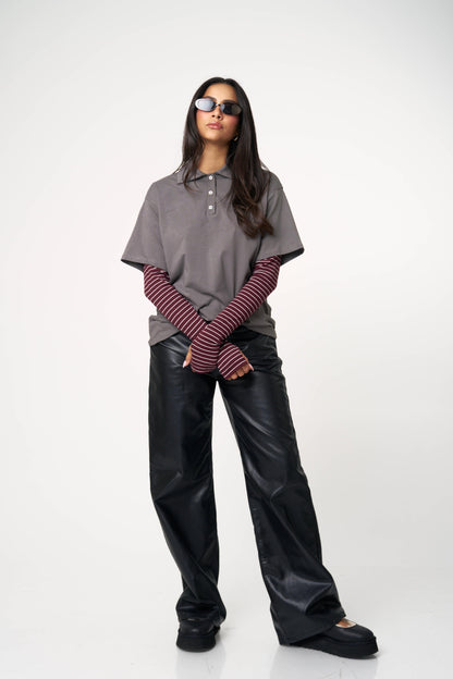 חולצת אליאנה - כחול נייבי