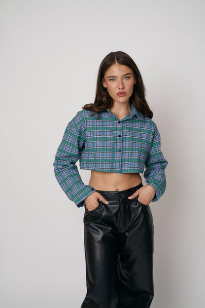 חולצת מוניק  - שחור