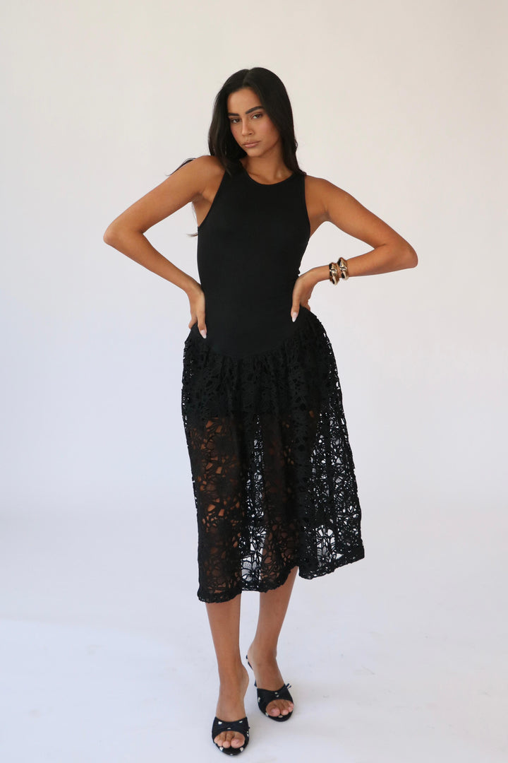 שמלת שרין -שחור