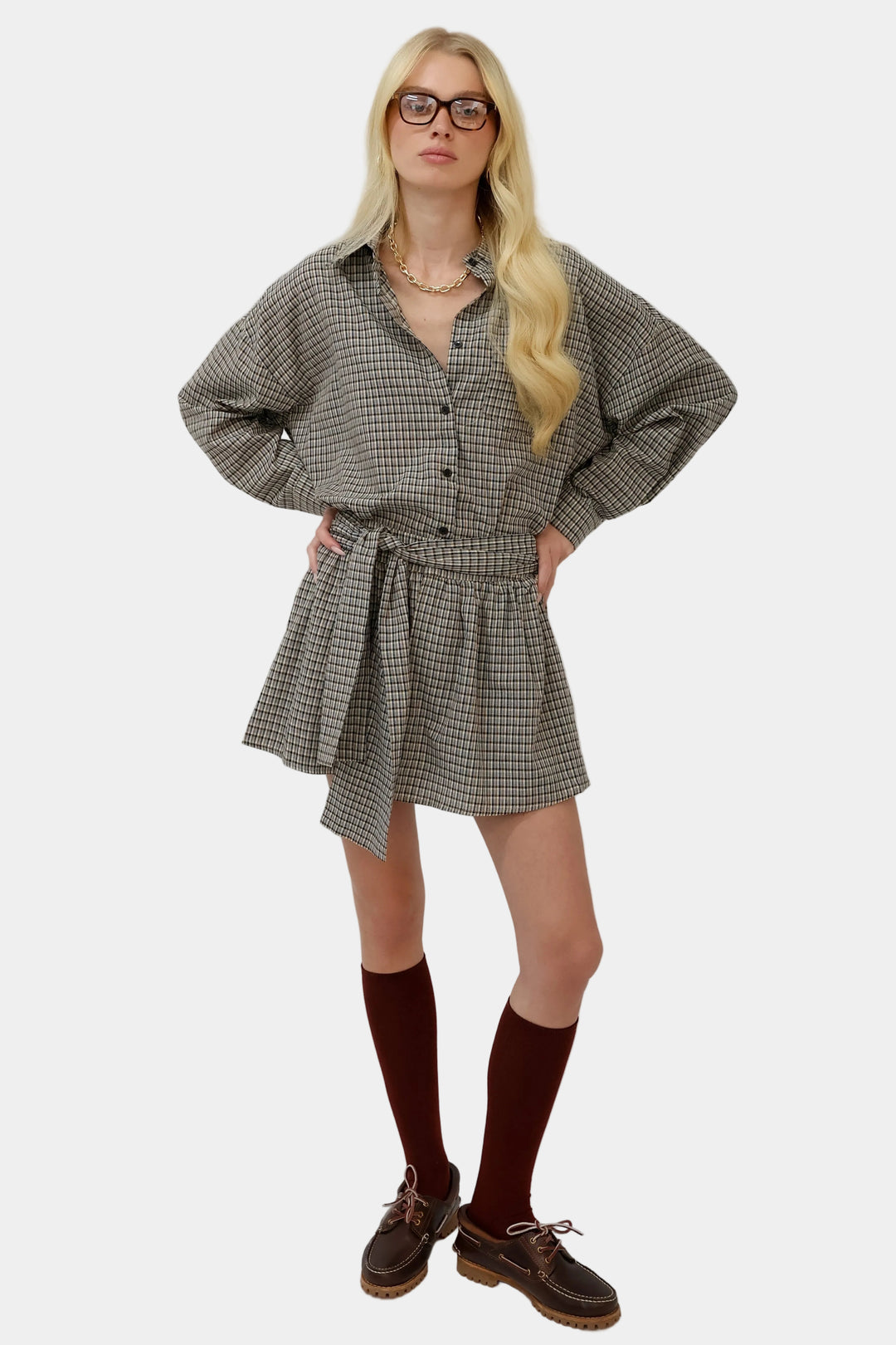 חליפת טיה - משובצת