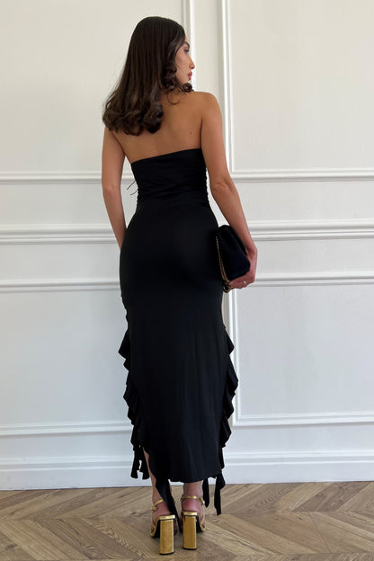 שמלת נינה - שחור