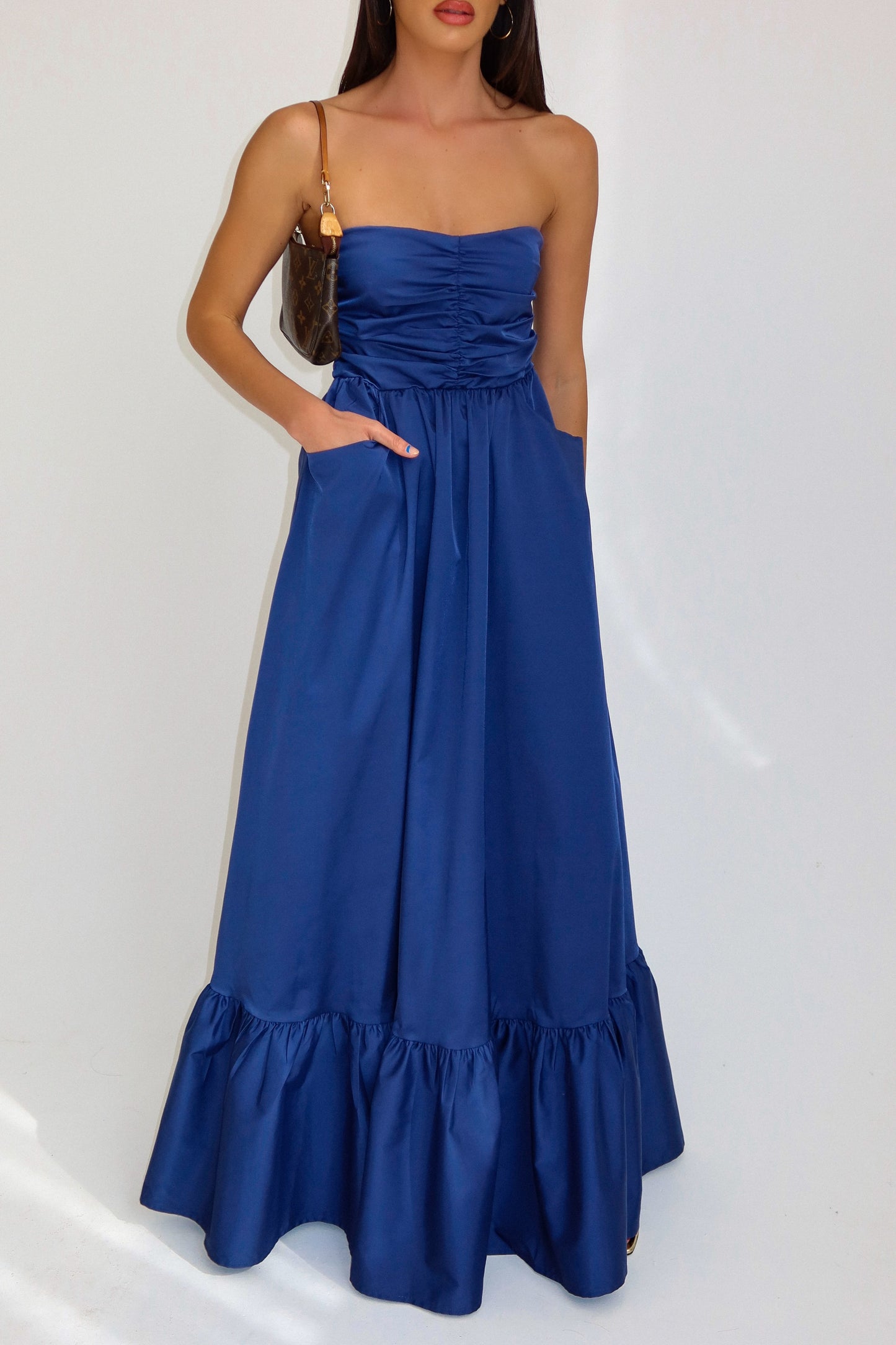 שמלת פאלי - כחול