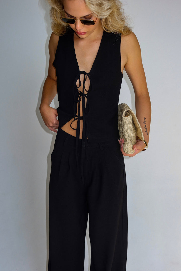 חליפת אלבה - שחור