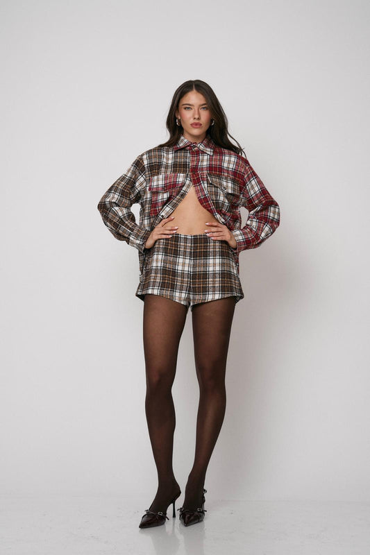 מכנסי שורטס ניל - חום