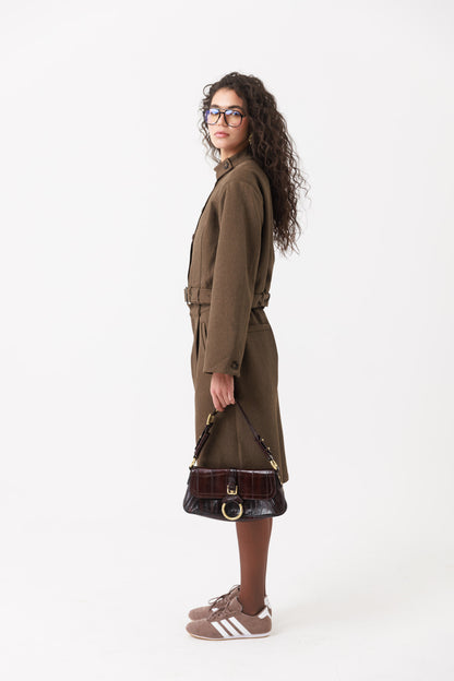 חליפת ברמודה שיינה- אפור