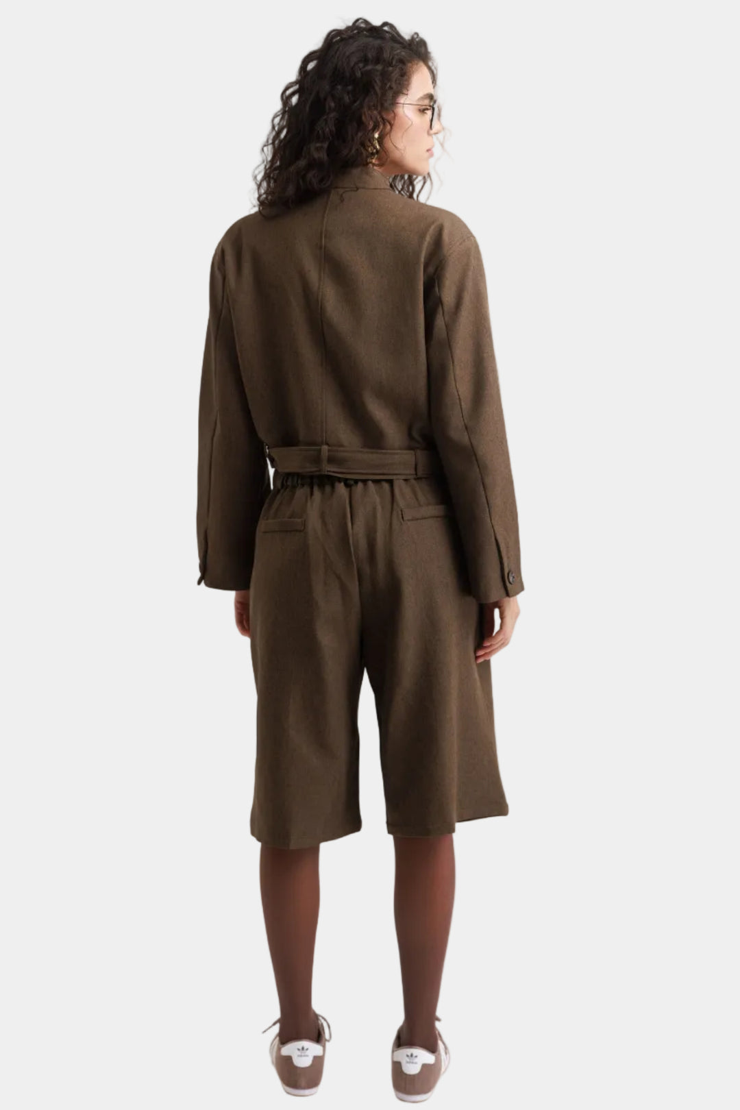 חליפת ברמודה שיינה- חום