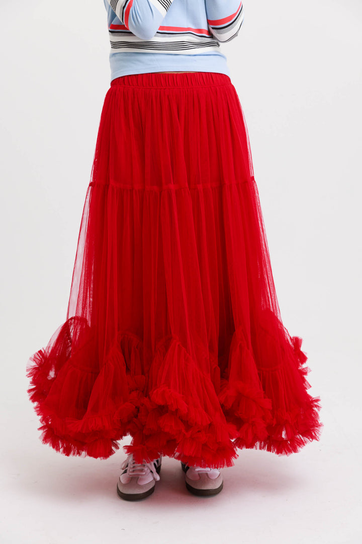 חצאית אמנדה - אדומה