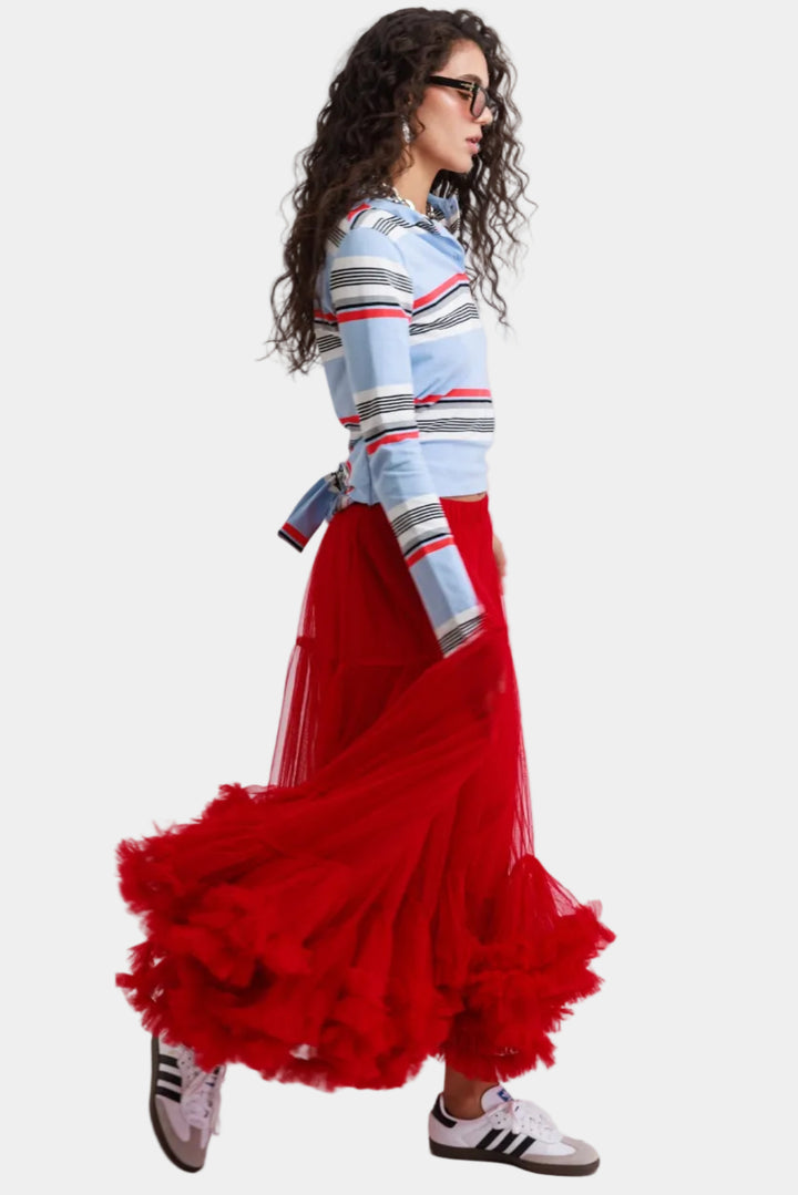 חולצת שון פסים - תכלת