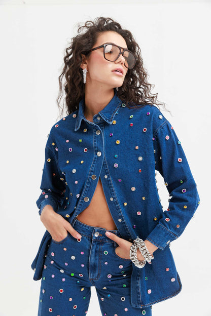 הזמנה מראש - חולצת גינס בוארי