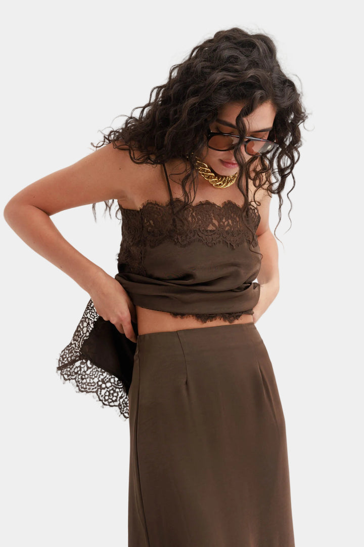 חליפת לנזרי נעמי - חום