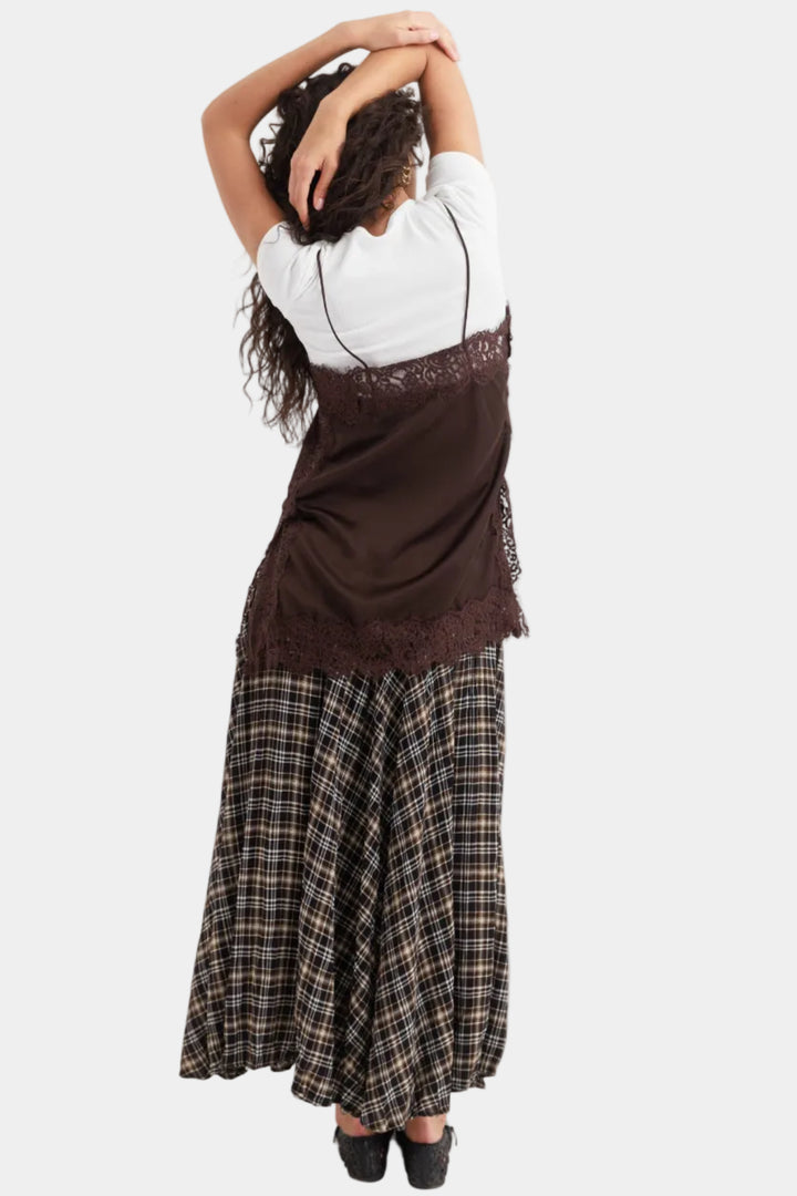 גופיית לנזרי נואל - חום