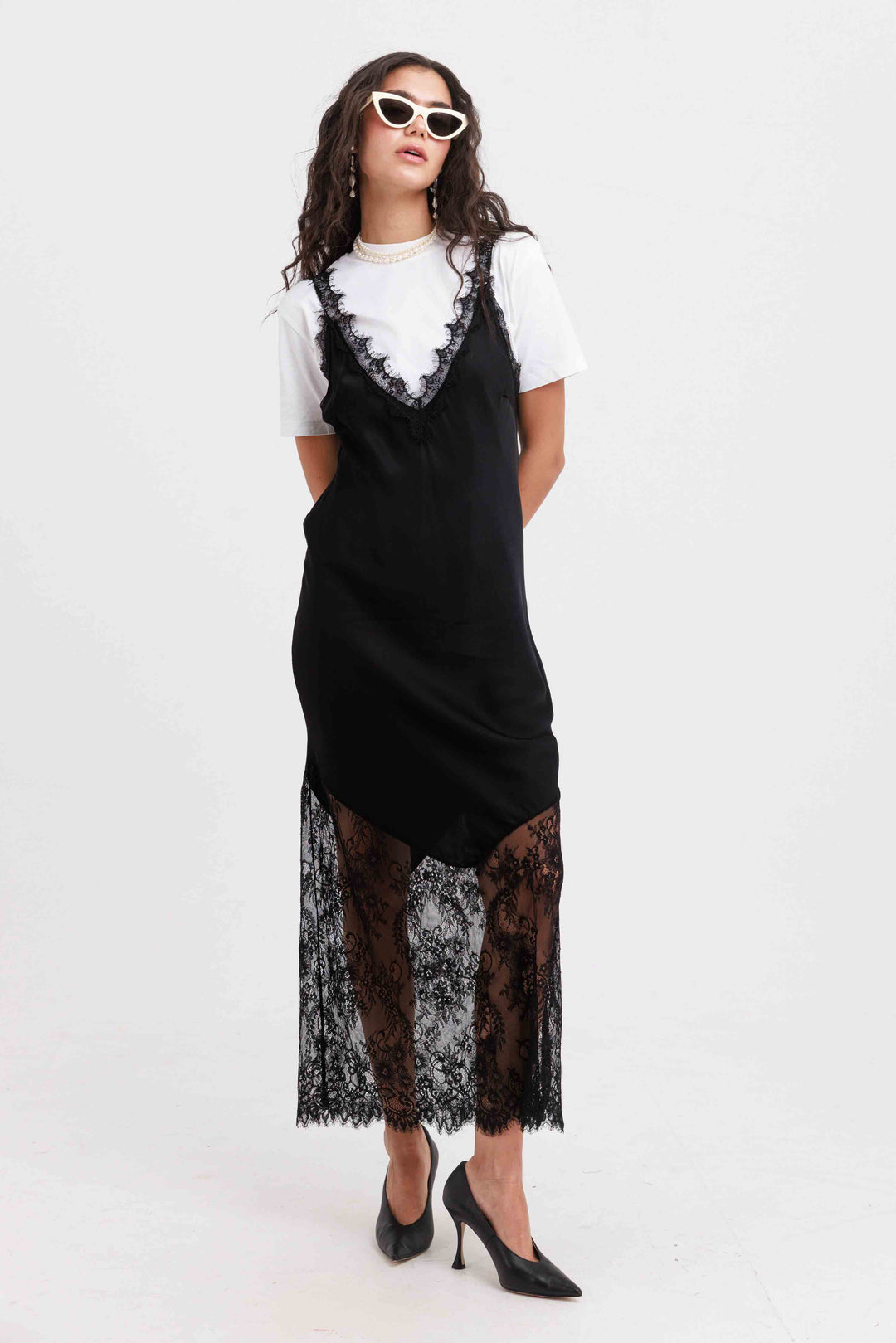 שמלת לנזי - שחור