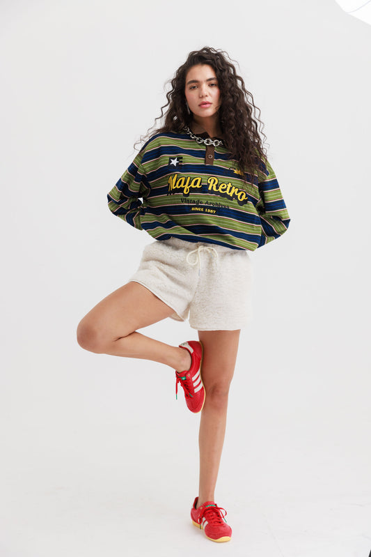 מכנסי שורטס ליאה - שמנת