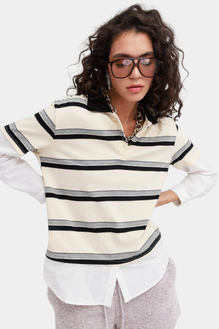 חולצת בורה- פסים