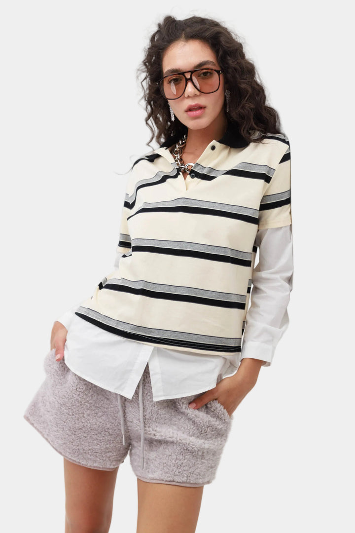 חולצת בורה- פסים