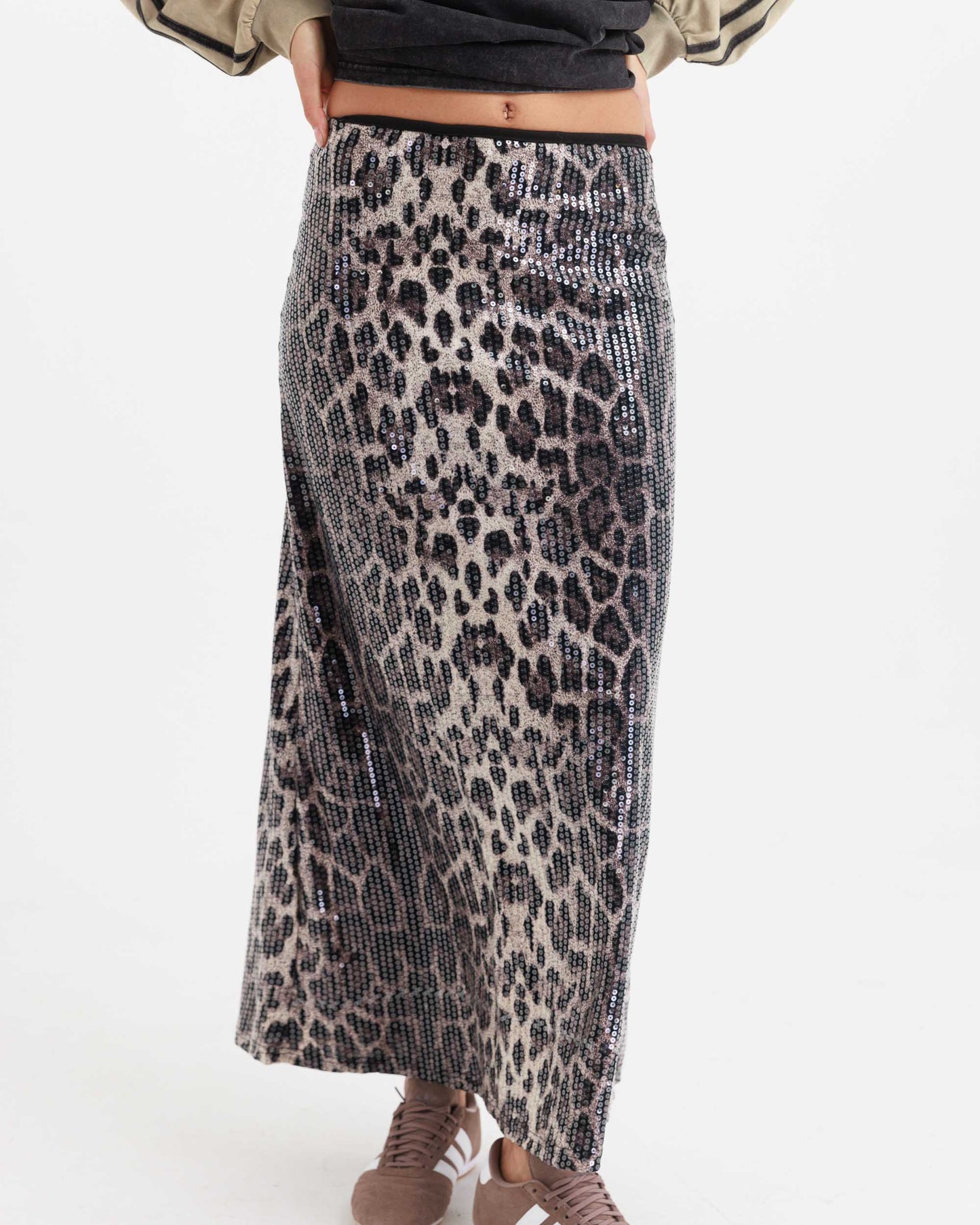 חצאית פאייטים מנדי - מנוחש