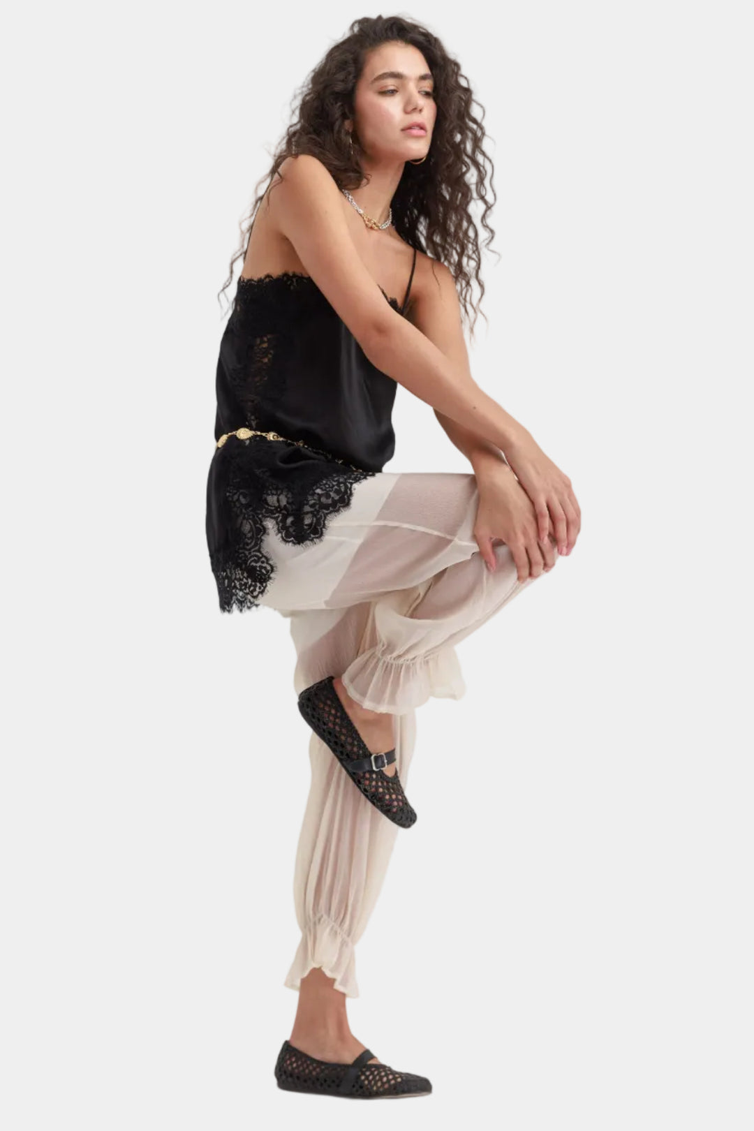 גופיית לנזרי נואל- שחור