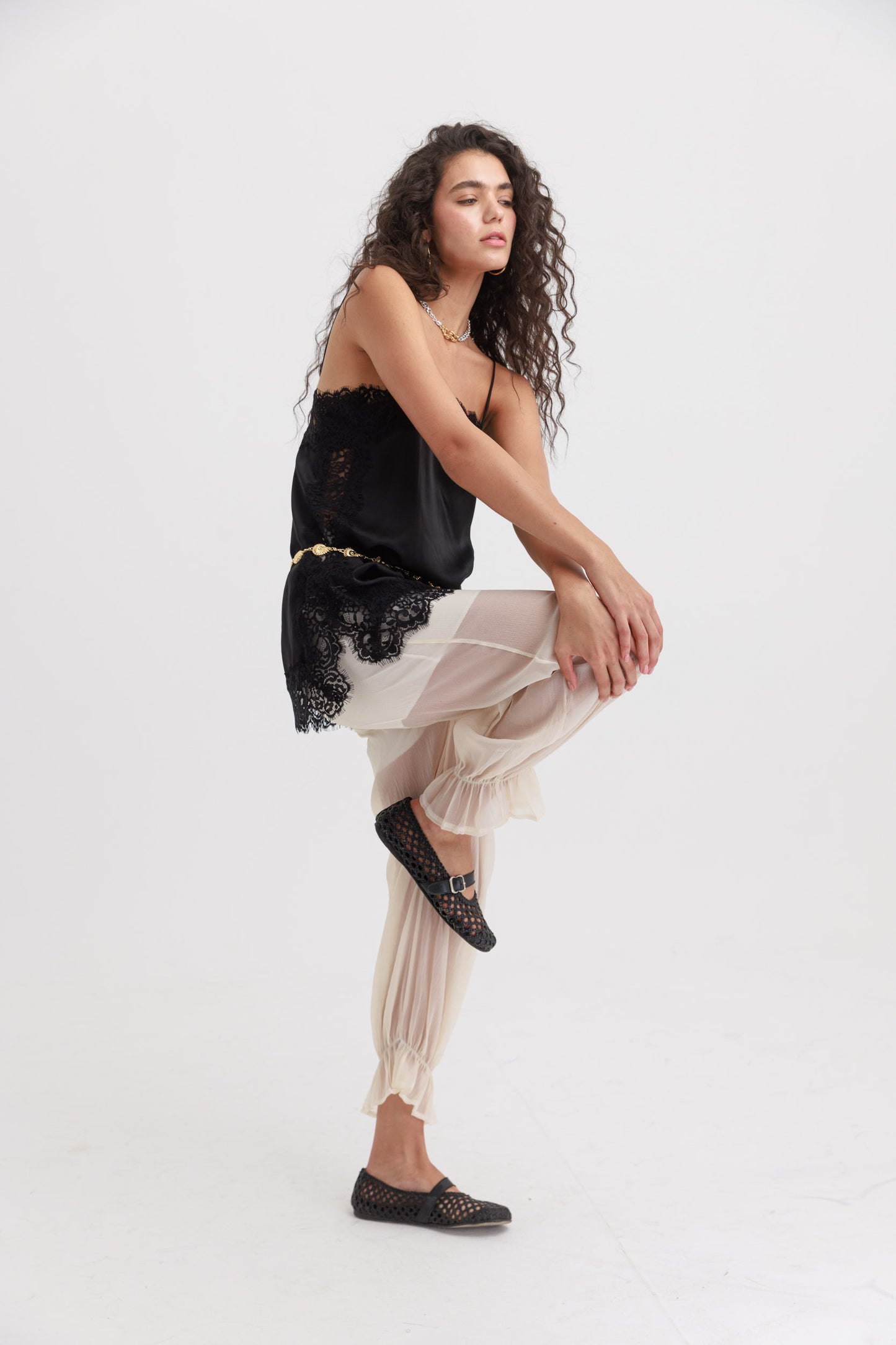 גופיית לנזרי נואל- שחור