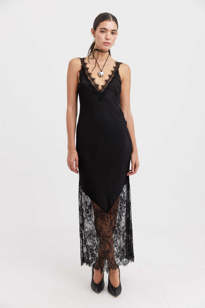 שמלת לנזי - שחור