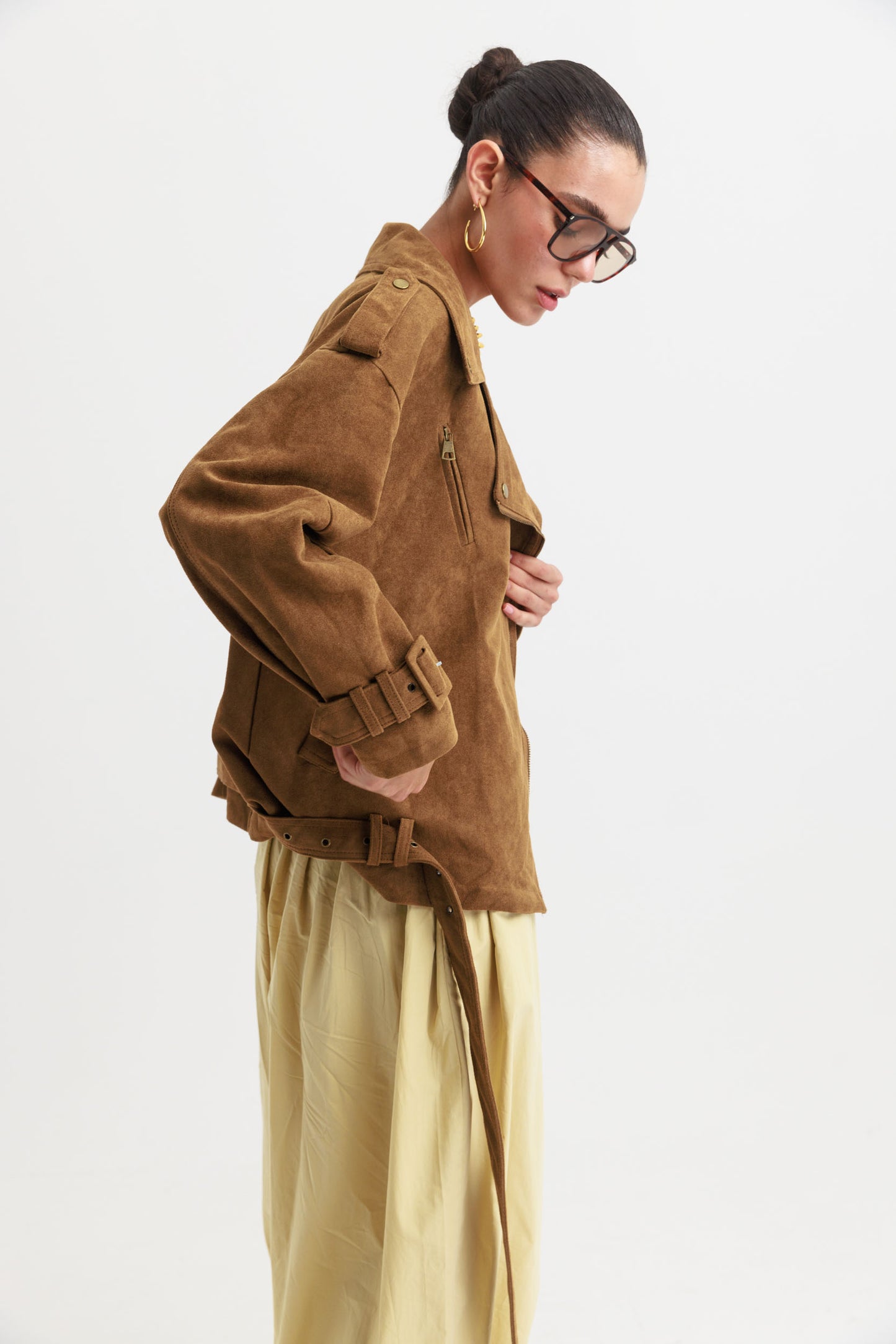 הזמנה מראש - מעיל דילן - זמש