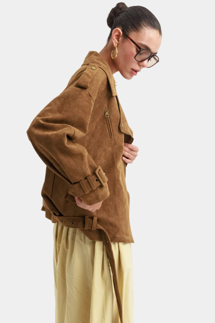 מעיל דילן - חום