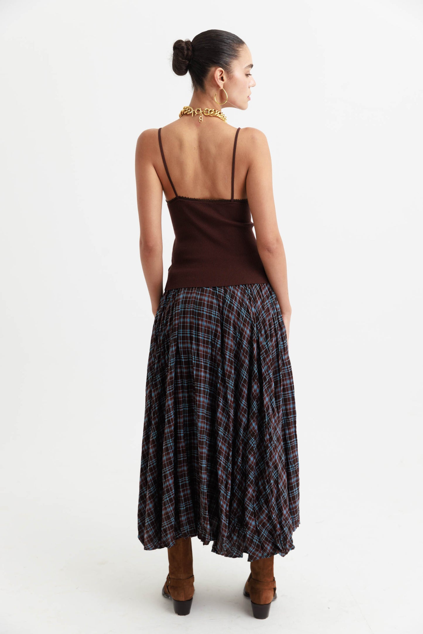 גופיית סריג קדבורי - חום