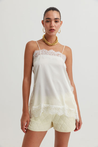 גופיית נואל לנזרי - שמנת