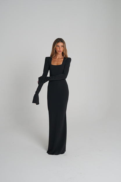 שמלת נואל - שחור