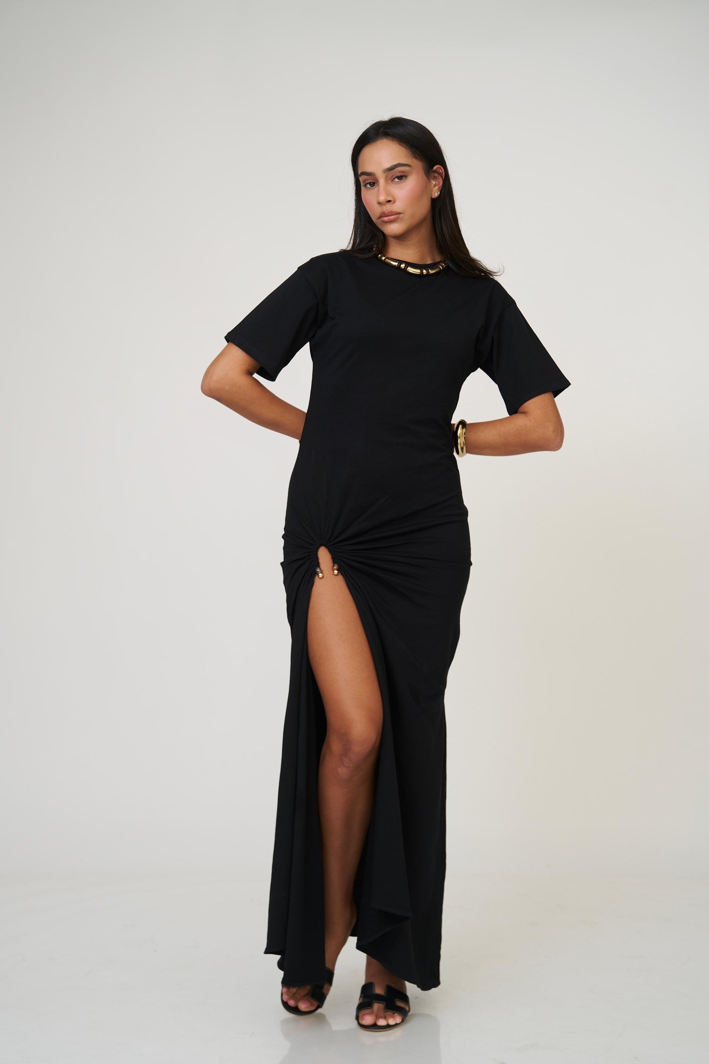 שמלת איימי - לבן