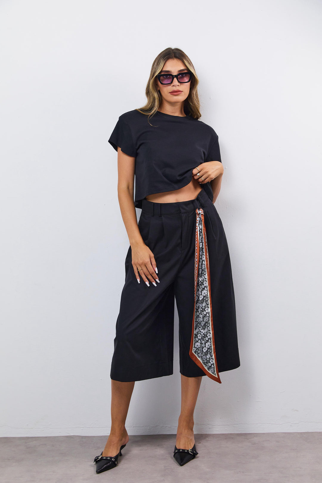 מכנסי ליאי - שחור