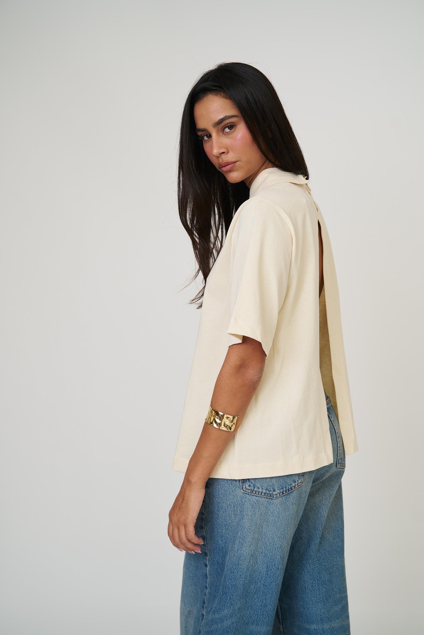 חולצת קורן - בז