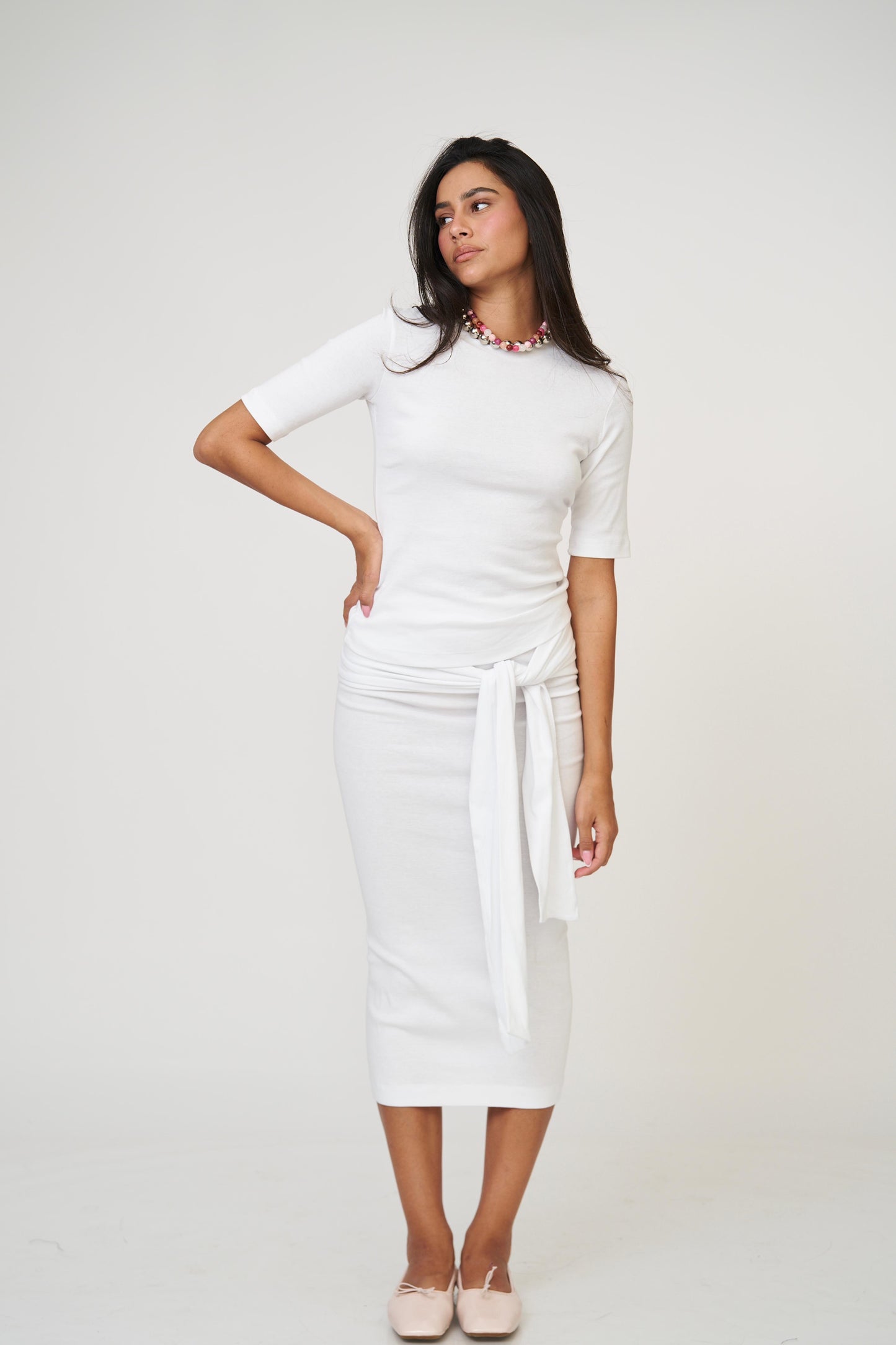 חליפת קטי - לבן