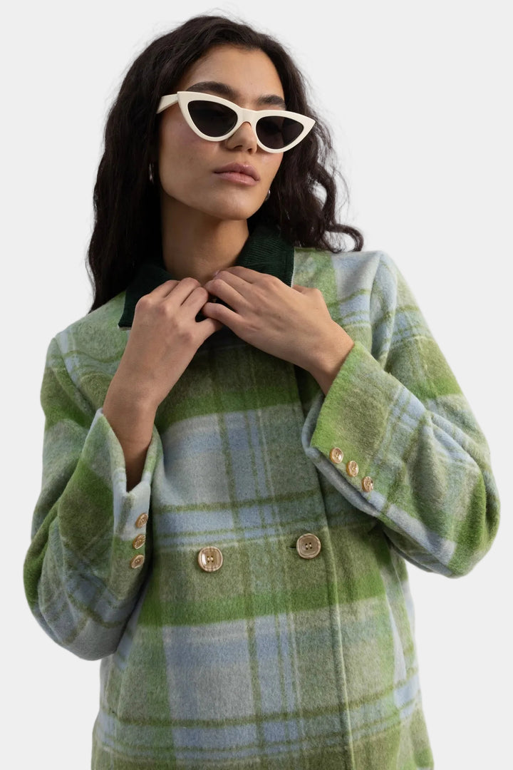 מעיל משבצות דונאגי – ירוק