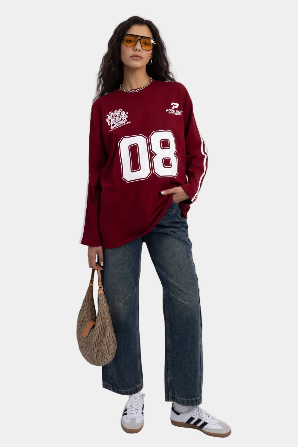 חולצת קונאן - בורדו