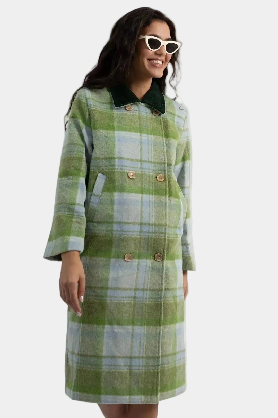 מעיל משבצות דונאגי – ירוק