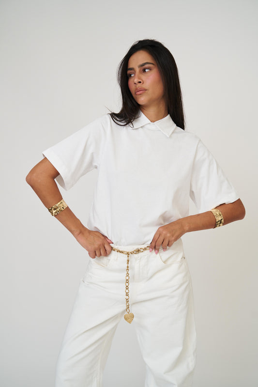 חולצת קורן - לבן