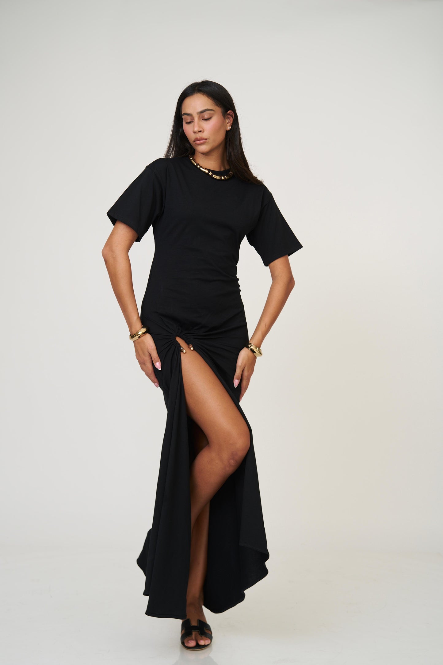 שמלת איימי - לבן