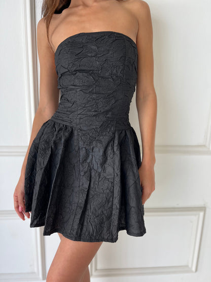 ⁨שמלת תמר - שחור⁩