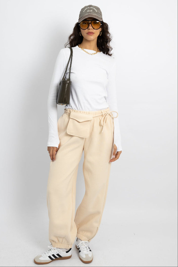 מכנסי טרנינג קמילה- אפור