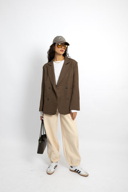 גקט קוני -חום