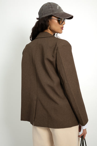 גקט קוני -חום