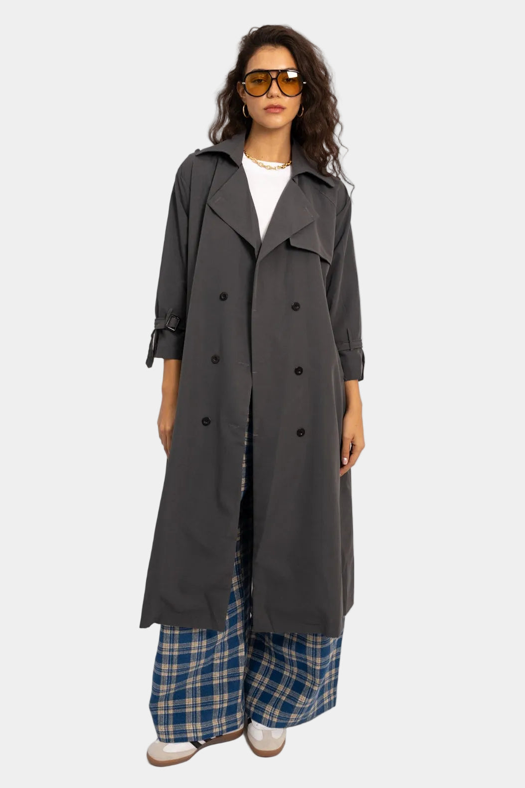 גקט טרנץ מיה - אפור