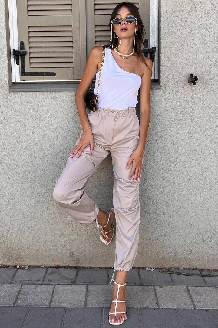 חולצת אסי - לבן