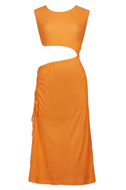 שמלת רודוס צבע כתום -RHODES DRESS COLOR ORANGE